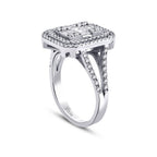 0,90 Carat Diamond Baguette Ring