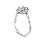0,31 Carat Diamond Baguette Ring