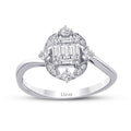 0,31 Carat Diamond Baguette Ring