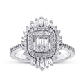 0,67 Carat Diamond Baguette Ring
