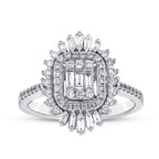 0,67 Carat Diamond Baguette Ring