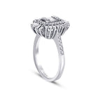 0,67 Carat Diamond Baguette Ring