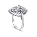 1,62 Carat Diamond Baguette Ring