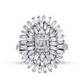 1,62 Carat Diamond Baguette Ring