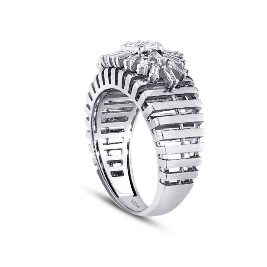 0,51 Carat Diamond Baguette Ring