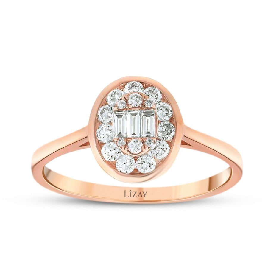 0.37 Carat Diamond Baguette Ring