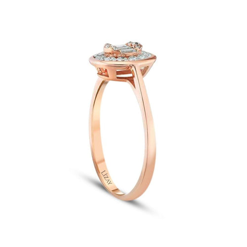 0.37 Carat Diamond Baguette Ring