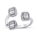 0,51 Carat Diamond Baguette Ring