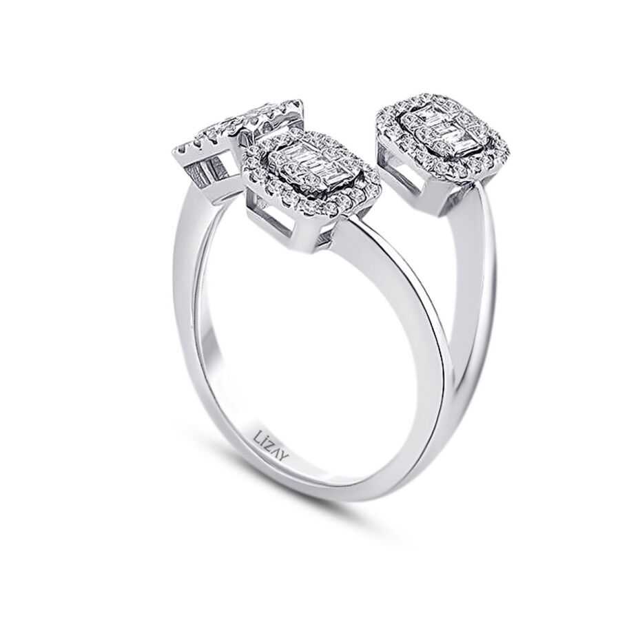 0,51 Carat Diamond Baguette Ring