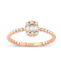 0,17 Carat Diamond Baguette Ring