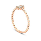 0,17 Carat Diamond Baguette Ring