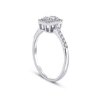 0,35 Carat Diamond Baguette Ring