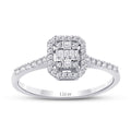 0,35 Carat Diamond Baguette Ring