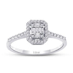 0,35 Carat Diamond Baguette Ring