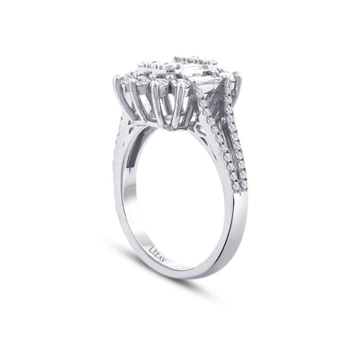 1,36 Carat Diamond Baguette Ring