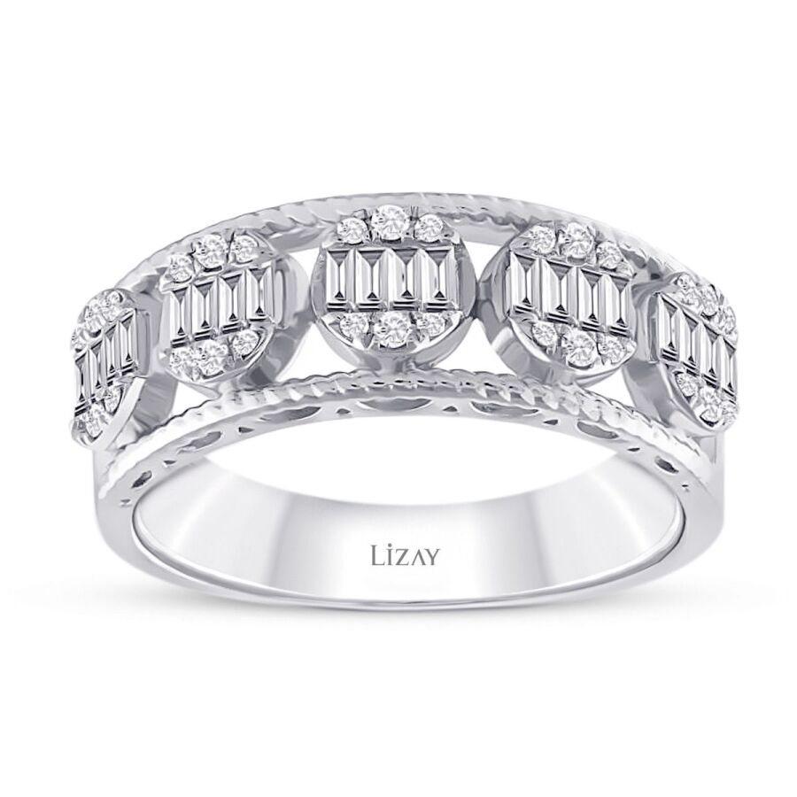 0,45 Carat Diamond Baguette Ring