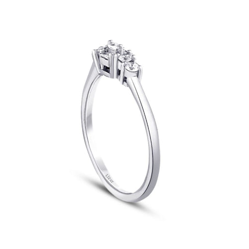 0.21 Carat Diamond Baguette Ring