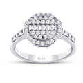 0,58 Carat Diamond Baguette Ring