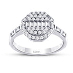 0,58 Carat Diamond Baguette Ring