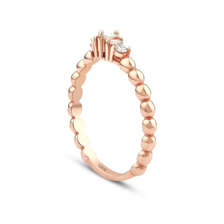 0,15 Carat Diamond Baguette Ring