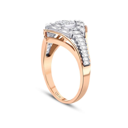 0,67 Carat Diamond Trend Baguette Ring