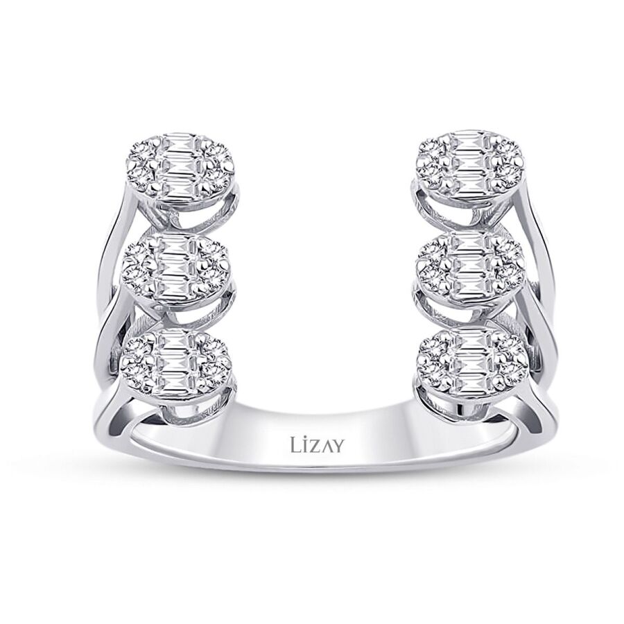 0,39 Carat Diamond Baguette Ring
