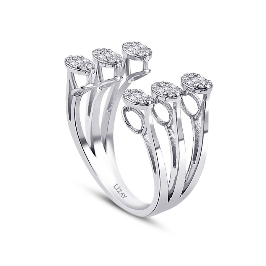 0,39 Carat Diamond Baguette Ring
