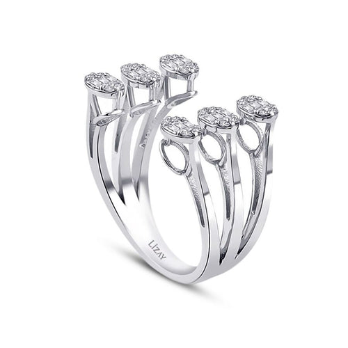 0,39 Carat Diamond Baguette Ring