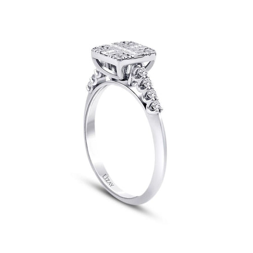 0.34 Carat Diamond Baguette Ring