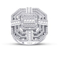 1,98 Carat Diamond Baguette Ring