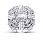 1,98 Carat Diamond Baguette Ring