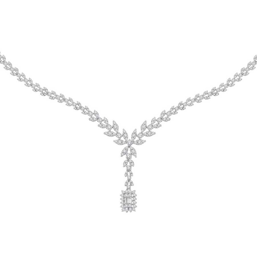 Gold Baguette Necklace