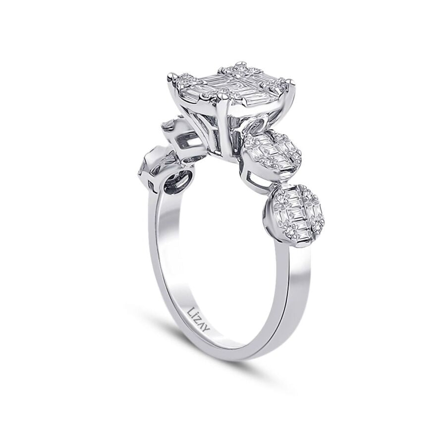 1,14 Carat Diamond Baguette Ring