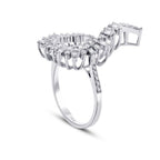 0,68 Carat Diamond Baguette Ring