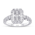 0,71 Carat Diamond Baguette Ring