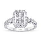 0,71 Carat Diamond Baguette Ring