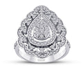 0,73 Carat Diamond Pear Trend Ring