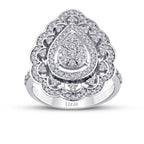 0,73 Carat Diamond Pear Trend Ring