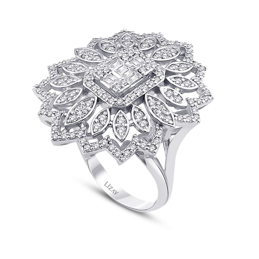 0,99 Carat Diamond Baguette Ring