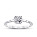 0,08 Carat Diamond Baguette Ring
