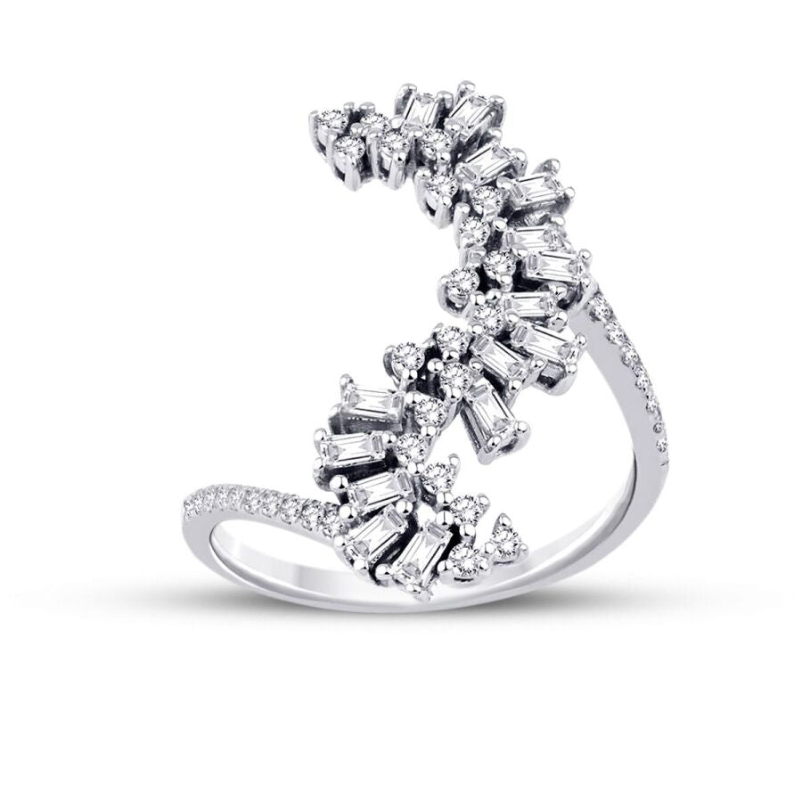 0,55 Carat Diamond Trend Baguette Ring