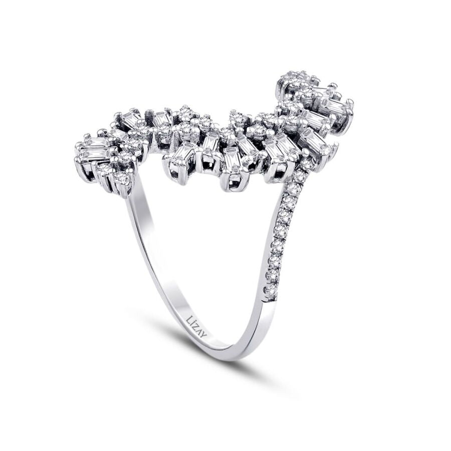 0,55 Carat Diamond Trend Baguette Ring