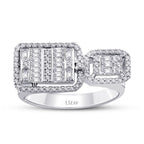 0,41 Carat Diamond Baguette Ring