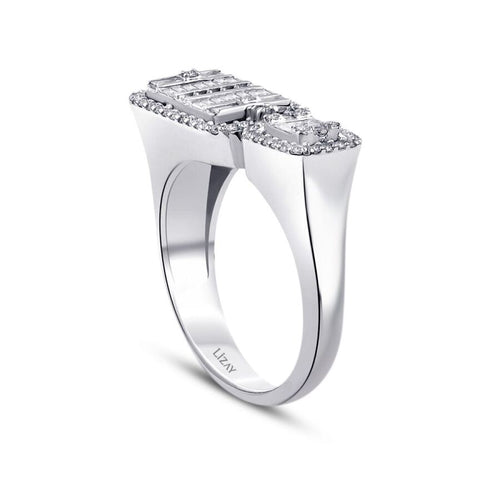 0,41 Carat Diamond Baguette Ring