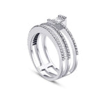 0,77 Carat Diamond Baguette Ring