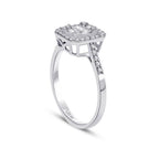 0,39 Carat Diamond Baguette Ring