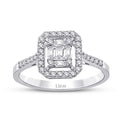 0,39 Carat Diamond Baguette Ring