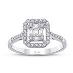 0,39 Carat Diamond Baguette Ring