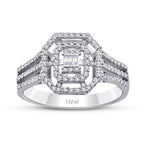 0,31 Carat Diamond Baguette Ring