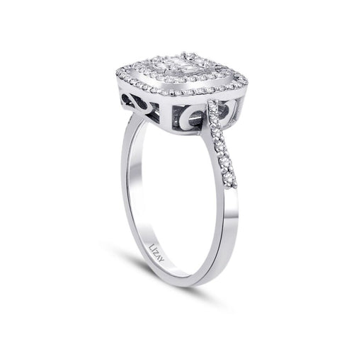 0,46 Carat Diamond Baguette Ring